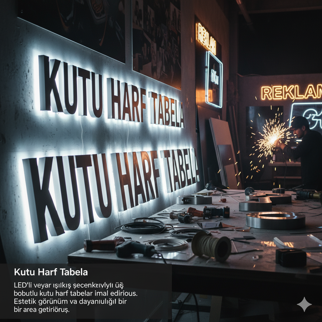 Kutu Harf Tabela | Antik Reklam