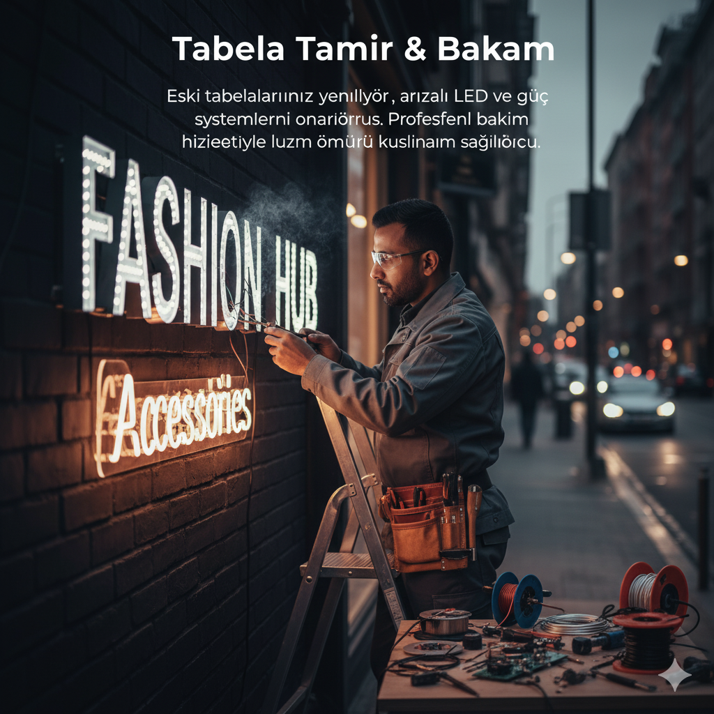 Tabela Tamir & Bakım | Antik Reklam