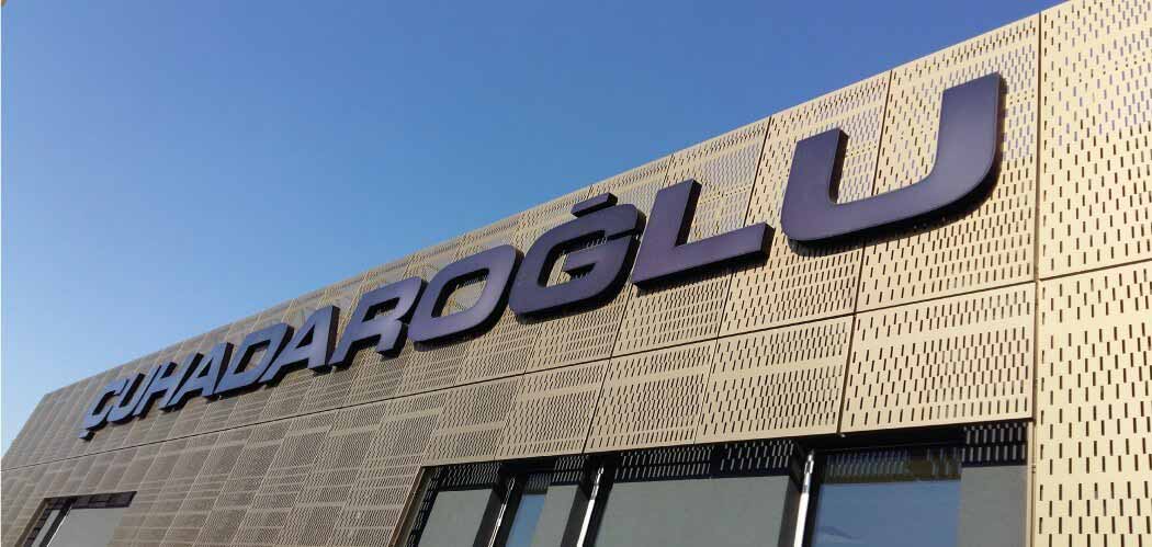 Çuhadaroğlu Kutu Harf Tabela | Antik Reklam Referans Çalışması - ANTİK REKLAM