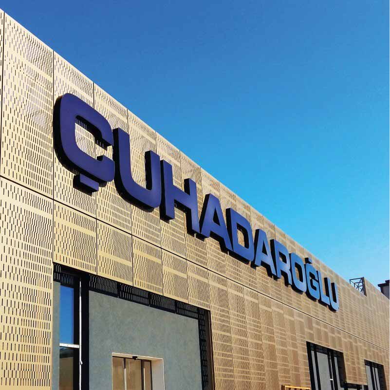 Çuhadaroğlu Kutu Harf Tabela | Antik Reklam Referans Çalışması - ANTİK REKLAM